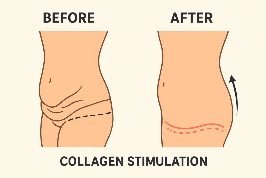 Before and after results for sagging skin after weight loss injections Brockenhurst